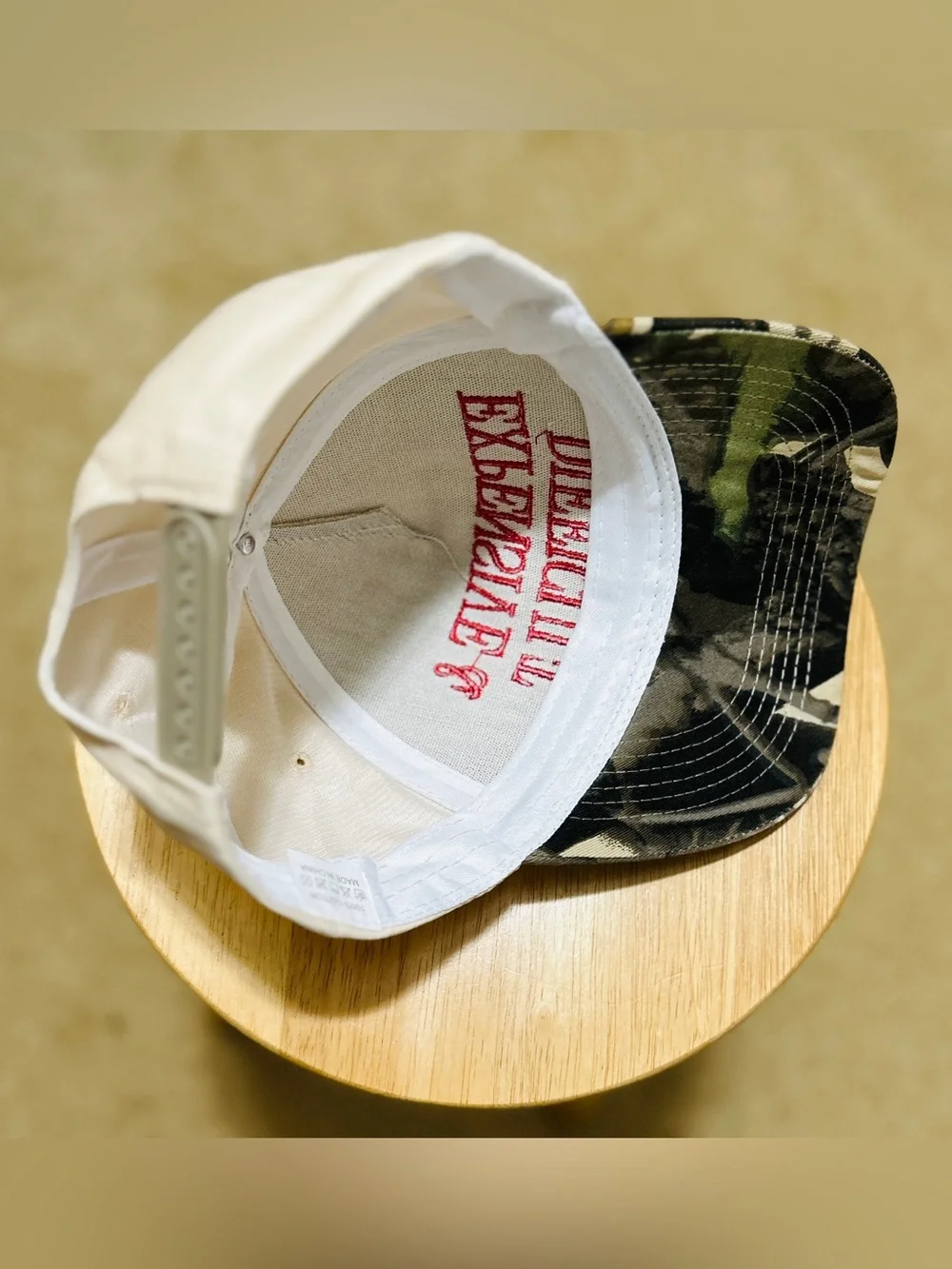Expensive & Difficult Embroidered Cap - Camouflage Bill